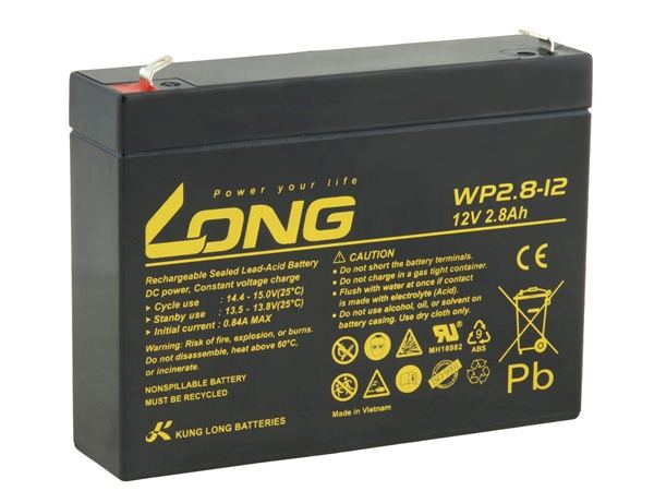 AVACOM LONG baterie 12V 2,8Ah F1 (WP2.8-12) PBLO-12V002,8-F1A