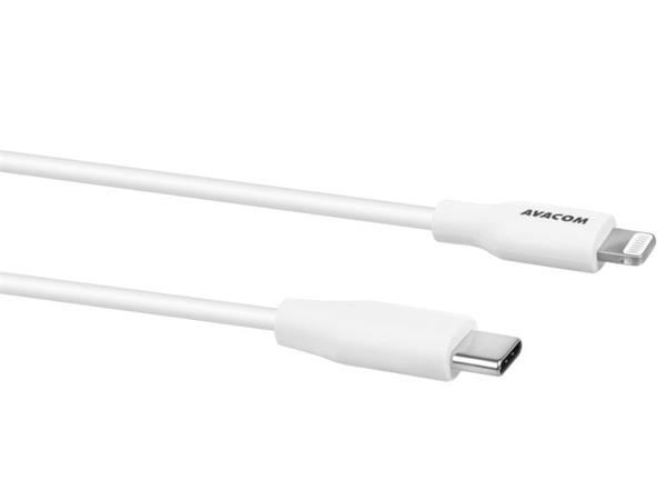 AVACOM MFIC-120W kabel USB-C - Lightning, MFi certifikace, 120cm, bílá DCUS-MFIC-120W