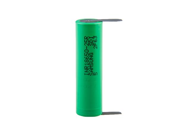 AVACOM Nabíjecí průmyslová baterie 18650 Samsung 2500mAh 3,7V Li-Ion - s vývody do U INR18650-25R-U