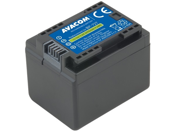 AVACOM Náhradní baterie Canon BP-727 Li-Ion 3.6V 2670mAh 9.6Wh VICA-727-B2670