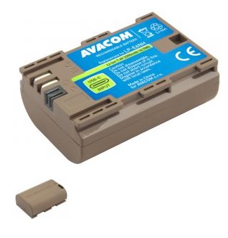 AVACOM Náhradní baterie Canon LP-E6NH vstup USB-C Li-Ion 7.4V 2250mAh 16.7Wh DICA-LPE6NH-B2250USB