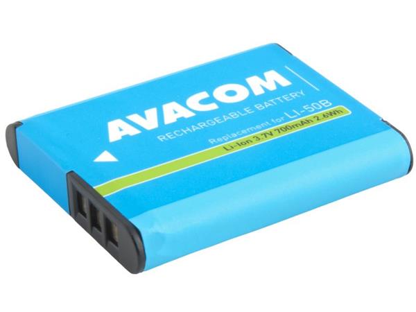 Avacom náhradní baterie Olympus Li-50B Li-Ion 3.7V 700mAh 2.6Wh DIOL-LI50-533