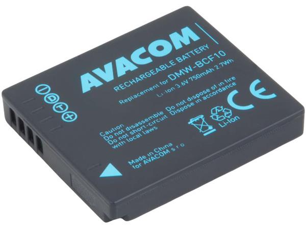 Avacom náhradní baterie Panasonic DMW-BCF10 Li-Ion 3.6V 750mAh 2.7Wh DIPA-CF10-B750