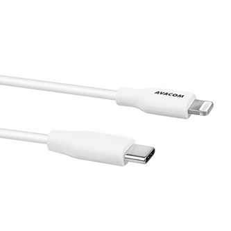 Avacom USB kábel (2.0), USB C samec - Apple Lightning samec, 1.2m, biely, MFi certifikácia, DCUS-MF DCUS-MFIC-120W