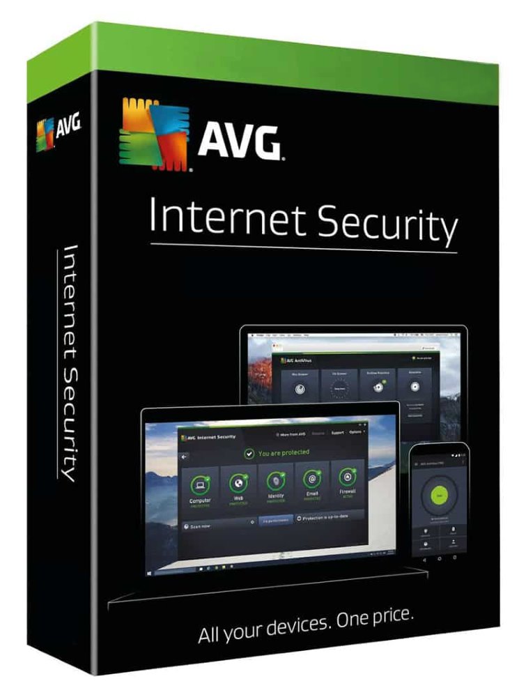AVG Internet Security Multi-Device / 10 zařízení na 1 uživatele / nekomerční použití / el. licence / 1 rok SWRAVG169
