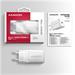 AXAGON ACU-PD20W, nabíjačka do siete 20W, 1x port USB-C, PD3.0/PPS/QC4+/AFC/Apple, biela