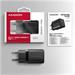 AXAGON ACU-PD30, Sil nabíjačka do siete 30W, 1x port USB-C, PD3.0/PPS/QC4+/SFC/AFC/Apple, čierna