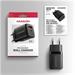 AXAGON ACU-PQ33 GaN nabíječka do sítě 33W, USB-A + USB-C, pro telefony a tablety