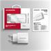 AXAGON ACU-QC18W, nabíjačka do siete 18W, 1x port USB-A, QC3.0/AFC/Apple, biela
