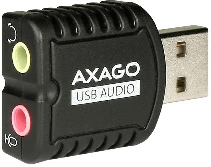 AXAGON ADA-10, USB2.0 - stereo audio MINI adaptér