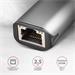 AXAGON ADE-25R USB-A 3.2 Gen 1 - 2.5 Gigabit Ethernet síťová karta, Realtek 8156, auto install, šedá
