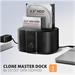 AXAGON ADSA-SC, USB-C 5Gbps dokovacia stanica pre 2× SATA 6G 2.5"/3.5" SSD/HDD s funkciou klonovania