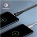 AXAGON BUCM-AM15AB, HQ kabel USB-C <-> USB-A, 1.5m, USB 2.0, 3A, ALU, oplet, černý