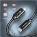 AXAGON BUCM432-CM10AB NewGEN+ kabel USB-C <-> USB-C, 1m, USB4 Gen 3×2, PD 100W 5A, 8K HD, ALU, oplet