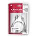 AXAGON BUMM-AM15AB, HQ Cable Micro USB <-> USB A, 1.5m, USB 2.0, 2.4A, ALU, braid, Black
