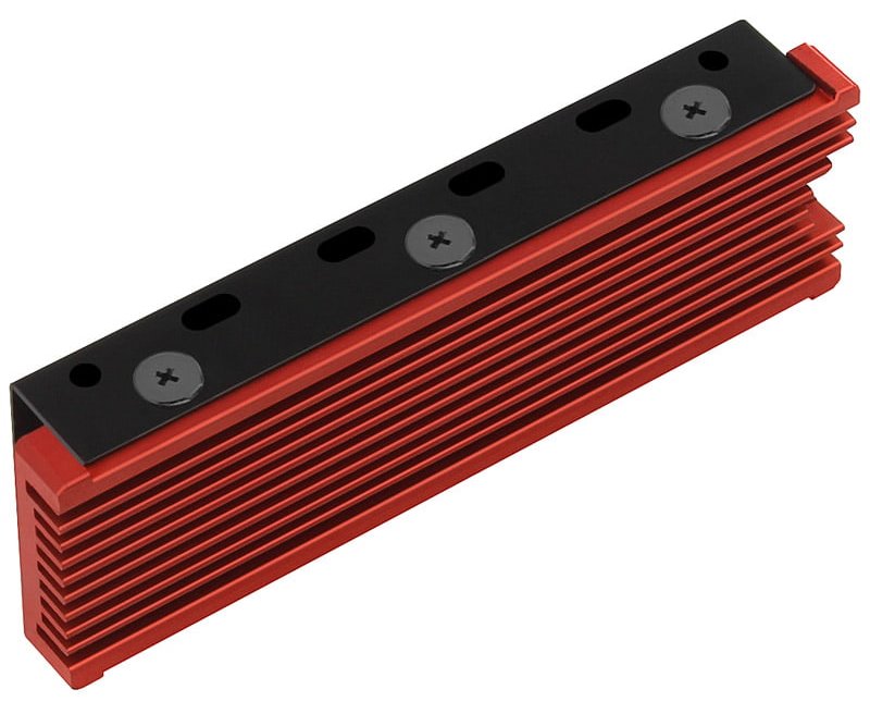 AXAGON CLR-M2, hliníkový pasivní chladič pro jedno i oboustranný M.2 SSD disk, výška 12 mm