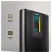 AXAGON EEM2-SD2B, USB-C 10Gbps externí box s displejem pro M.2 NVMe/SATA SSD, bezšroubkový, černý