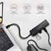 AXAGON HUE-C2C, 4× USB 5Gbps TRAVEL hub, 2× USB-A + 2× USB-C, USB-C napájanie, 19 cm USB-C kábel