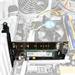 AXAGON PCEM2-D, PCIe x4 - M.2 NVMe M-key + SATA B-key slot adaptér, vč. LP , bez ventilatora