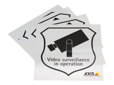 AXIS Surveillance Sticker - Stickers (balení 50) 5502-821