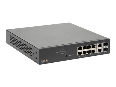 Axis T8508 PoE+ Network Switch - Přepínač - řízený - 8 x 10/100/1000 (PoE+) + 2 x combo Gigabit SFP 01191-002