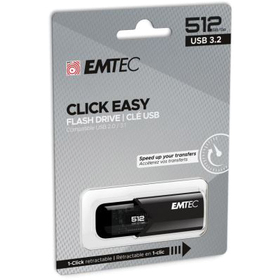 B110 USB3.2 512GB BLA Click Easy EMTEC 3126170173249