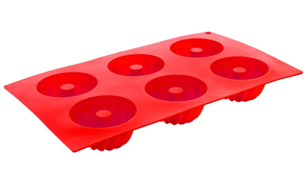BANQUET Forma na 6 báboviček silikonová CULINARIA Red 29,5 x 17,5 x 3,5 cm 3120130R