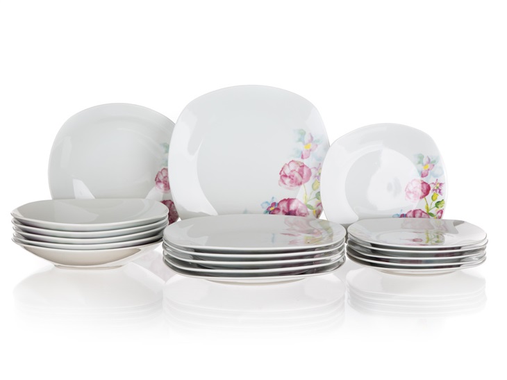 Banquet Sada talířů sq. DOLORES, 18 ks 8591022471715