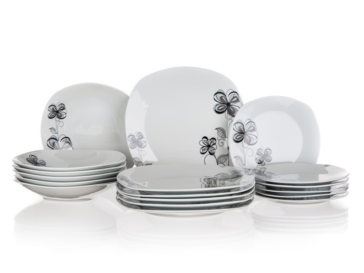 Banquet Sada talířů square FLOREA, 18 8591022450017