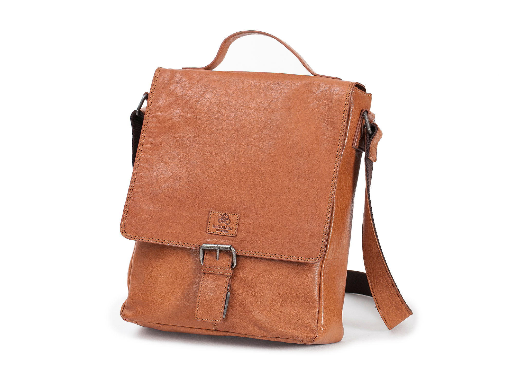 Baoobaoo Brašňa Vertical Flapbag 13" Tan BB071-1
