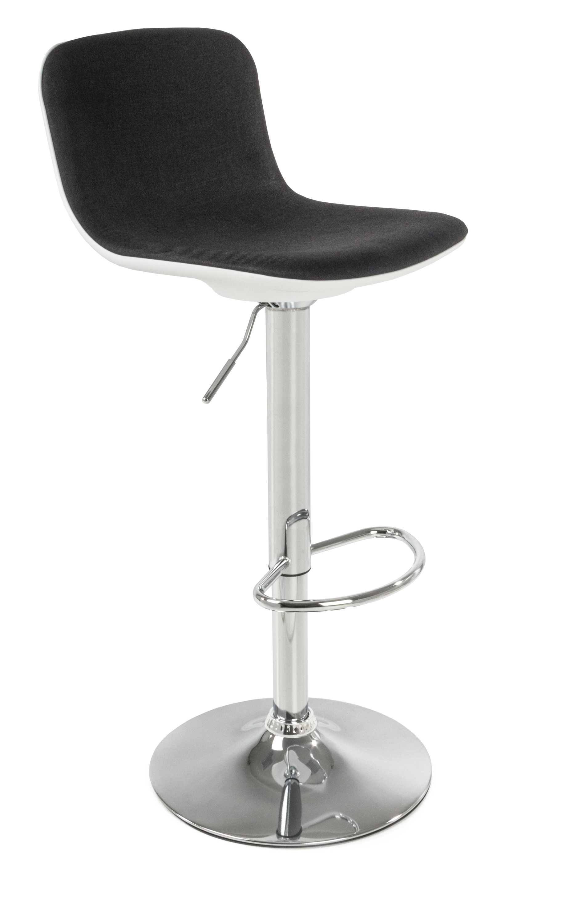 Barová stolička G21 Lima látková, black G21-BRZ-LMBL