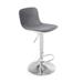 Barová stolička G21 Lima látková, gray G21-BRZ-LMGR