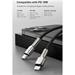 Baseus Cafule Series nabíjecí / datový kabel USB-C na Lightning PD 20W 2m, černá CATLJK-B01