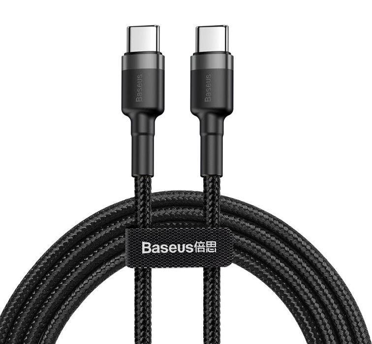 Baseus CATKLF-HG1 Cafule Kabel USB-C 60W 2m Gray/Black 6953156285231