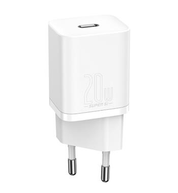 Baseus CCSUP-B02 Super Si Quick Nabíječka USB-C 20W White 6953156230002