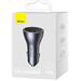 Baseus CGJP010013 Nabíječka do Auta Triple Quick Charger USB/USB-C/USB-C 65W Dark Grey 6932172610289