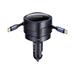 Baseus Enjoyment Max Nabíječka do Auta USB-C/USB-C 60W Cosmic Black 6932172682576