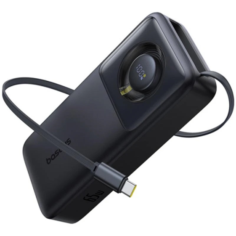 Baseus Powerbanka Qpow2 20000mAh 65W s kabelem USB-C černá 6932172659615