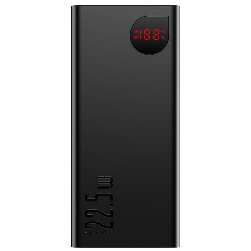 Baseus PPAD070101 Adaman Digital Display Powerbanka 20000mAh 22,5W Black 6932172618308