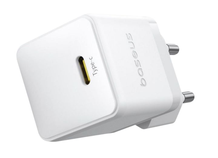 Baseus Rychlonabíječka do sítě Palm 20W USB-C PD QC 3.0 bílá 6932172672942