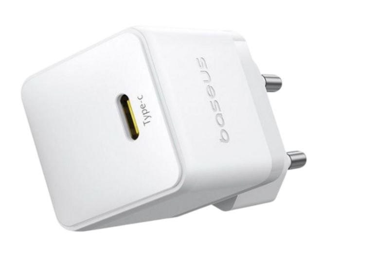Baseus Rychlonabíječka do sítě Palm 30W USB-C PD QC 3.0 bílá 6932172672768