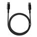 Baseus Tungsten Gold rychlonabíjecí / datový kabel USB-C na USB-C 100W 1m, černá CATWJ-01