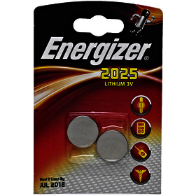 BAT LITHIUM CR2025 twin pack _ENERGIZER 7638900248333