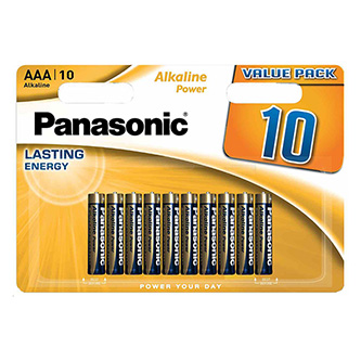 Batéria alkalická, AAA, 1.5V, Panasonic, blister, 10-pack AB015PAA3AA6