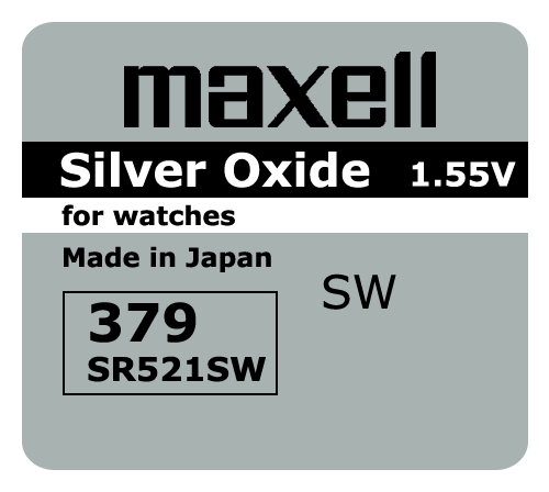 Batéria Avacom 379 Maxell knoflíková, Silver Oxid - nenabíjecí