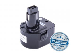 Batéria Avacom pro aku Black & Decker A9252 Ni-Mh 12V 3000mAh, články Panasonic - neoriginální ATBD-12Mh-30H