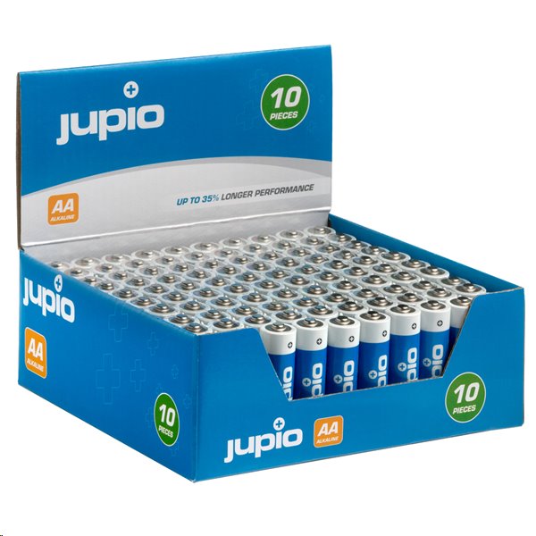 Batéria Jupio Alkaline AA balenie 100ks JBA-AA1010