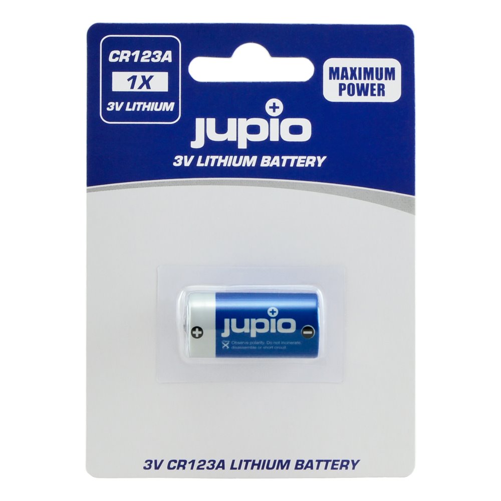 Batéria Jupio CR123A Lithium 3V 1ks JCC-CR123A
