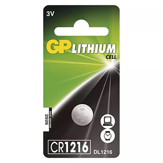 Batéria líthiová, CR1216, 3V, GP, blister, 1-pack
