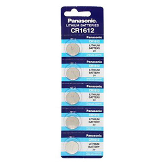 Batéria líthiová, CR1612, 3V, Panasonic, blister, 5-pack AB032PALC1B5